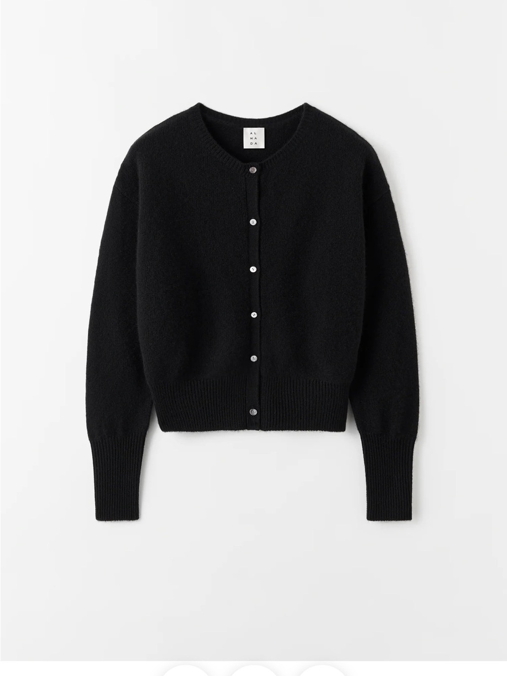 Almada Label Black Coco Cardigan